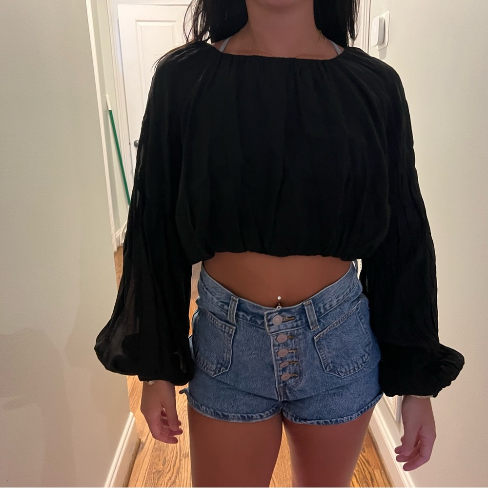 EMORY PARK CROPPED BLOUSE